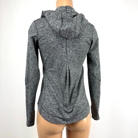 Brooks Women’s XS Activewear Utopia Thermal lII Zip Up Hoodie Heathered Grey EUC - Picture 6 of 15
